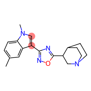 3-[5-(1-Azabicyclo[2.2.2]octan-3-yl)-1,2,4-oxadiazol-3-yl]-1,5-dimethyl-1H-indole