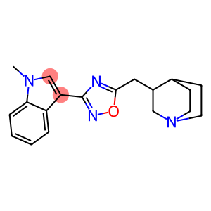 3-[5-(1-Azabicyclo[2.2.2]octan-3-ylmethyl)-1,2,4-oxadiazol-3-yl]-1-methyl-1H-indole