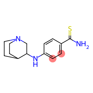 4-{1-azabicyclo[2.2.2]octan-3-ylamino}benzene-1-carbothioamide