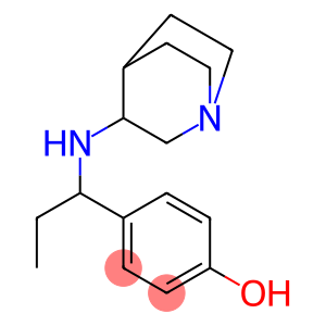 4-(1-{1-azabicyclo[2.2.2]octan-3-ylamino}propyl)phenol