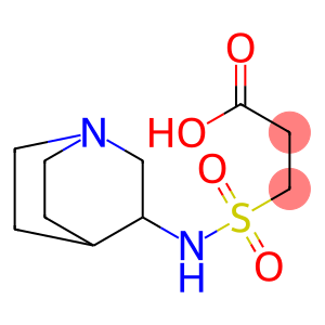 3-{1-azabicyclo[2.2.2]octan-3-ylsulfamoyl}propanoic acid