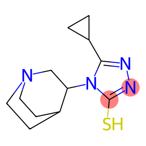 4-{1-azabicyclo[2.2.2]octan-3-yl}-5-cyclopropyl-4H-1,2,4-triazole-3-thiol