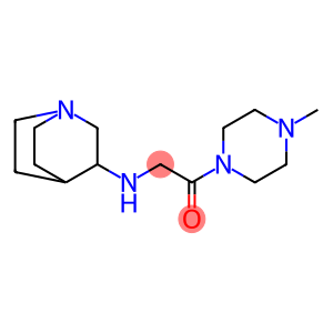 2-{1-azabicyclo[2.2.2]octan-3-ylamino}-1-(4-methylpiperazin-1-yl)ethan-1-one