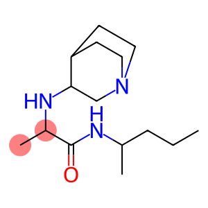 2-{1-azabicyclo[2.2.2]octan-3-ylamino}-N-(pentan-2-yl)propanamide