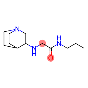 2-{1-azabicyclo[2.2.2]octan-3-ylamino}-N-propylacetamide