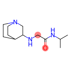 2-{1-azabicyclo[2.2.2]octan-3-ylamino}-N-(propan-2-yl)acetamide