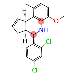 (3AS,4R,9BR)-4-(2,4-DICHLOROPHENYL)-6-METHOXY-9-METHYL-3A,4,5,9B-TETRAHYDRO-3H-CYCLOPENTA[C]QUINOLINE