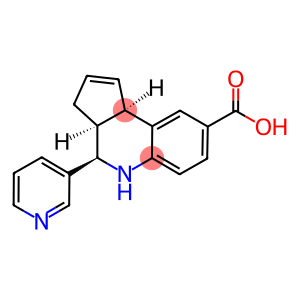 (3AS,4R,9BR)-4-PYRIDIN-3-YL-3A,4,5,9B-TETRAHYDRO-3H-CYCLOPENTA[C]QUINOLINE-8-CARBOXYLIC ACID