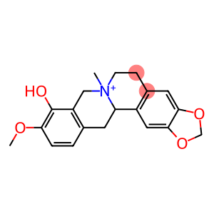 5,8,13,13a-Tetrahydro-10-methoxy-9-hydroxy-7-methyl-6H-benzo[g]-1,3-benzodioxolo[5,6-a]quinolizinium