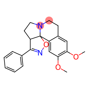 3a,5,7,8-Tetrahydro-10,11-dimethoxy-3-phenyl-4H-isoxazolo[5',4':2,3]pyrrolo[2,1-a]isoquinoline