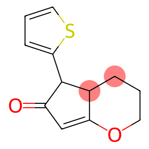 2,3,4,4a-Tetrahydro-5-(2-thienyl)cyclopenta[b]pyran-6(5H)-one