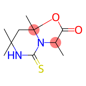 3,7,7,8A-TETRAMETHYL-5-THIOXO-TETRAHYDRO-OXAZOLO[3,2-C]PYRIMIDIN-2-ONE