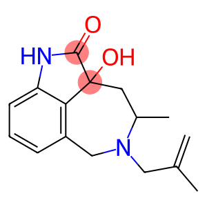 2a,4,5,6-Tetrahydro-4-methyl-2a-hydroxy-5-(2-methyl-2-propenyl)-1H-azepino[5,4,3-cd]indol-2(3H)-one