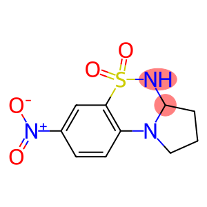 2,3,3a,4-Tetrahydro-7-nitro-1H-pyrrolo[2,1-c][1,2,4]benzothiadiazine 5,5-dioxide