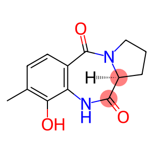 (11AS)-9-HYDROXY-8-METHYL-1,2,3,11A-TETRAHYDROPYRROLO(2,1-C)(1,4)BENZODIAZEPINE-5,11(10H)-DIONE