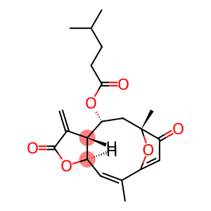 (3aR,4R,6R,10Z,11aR)-3a,5,6,11a-Tetrahydro-6,10-dimethyl-3-methylene-4-(4-methylpentanoyloxy)-6,9-epoxycyclodeca[b]furan-2,7(3H,4H)-dione