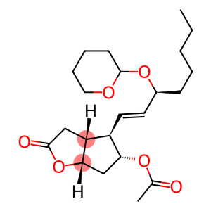 (3aR,4R,5R,6aS)-5-Acetoxy-4-[(1E,3S)-3-(tetrahydro-2H-pyran-2-yloxy)-1-octenyl]hexahydro-2H-cyclopenta[b]furan-2-one