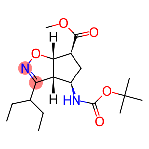 (3aR,4R,6S,6aS)-Methyl 4-(tert-butoxycarbonylaMino)-3-(pentan-3-yl)-4,5,6,6a-tetrahydro-3aH-cyclopenta[d]isoxazole-6-carboxylate