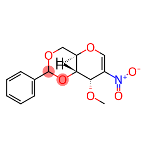 (4aR,8S,8aS)-4,4a,8,8a-Tetrahydro-8-methoxy-7-nitro-2-phenylpyrano[3,2-d]-1,3-dioxin