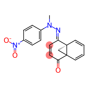 (4aS,4E)-4-[2-Methyl-2-(4-nitrophenyl)hydrazono]-4a,8a-methanonaphthalene-1(4H)-one