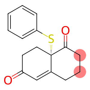 [8aS,(+)]-3,4,8,8a-Tetrahydro-8a-phenylthio-1,6(2H,7H)-naphthalenedione