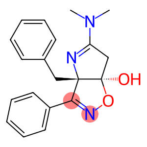 (3aS,6aR)-6,6a-Dihydro-3-phenyl-3a-benzyl-5-(dimethylamino)-3aH-1-oxa-2,4-diazapentalen-6a-ol