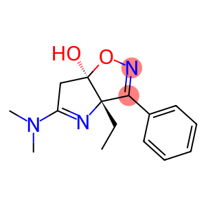 (3aS,6aR)-6,6a-Dihydro-3-phenyl-3a-ethyl-5-(dimethylamino)-3aH-1-oxa-2,4-diazapentalen-6a-ol