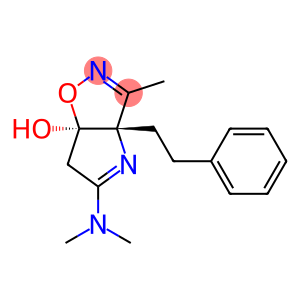 (3aS,6aR)-6,6a-Dihydro-3-methyl-3a-(2-phenylethyl)-5-(dimethylamino)-3aH-1-oxa-2,4-diazapentalen-6a-ol