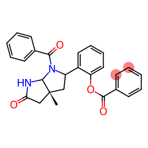 2-[(3aR)-1-benzoyl-3a-methyl-5-oxooctahydropyrrolo[2,3-b]pyrrol-2-yl]phenyl benzenecarboxylate