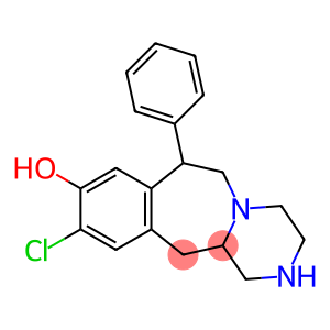 1,2,3,4,6,7,12,12a-Octahydro-7-phenyl-10-chloropyrazino[2,1-b][3]benzazepin-9-ol