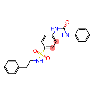 4-[(anilinocarbonyl)amino]-N-phenethylbenzenesulfonamide