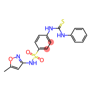 4-[(anilinocarbothioyl)amino]-N-(5-methyl-3-isoxazolyl)benzenesulfonamide