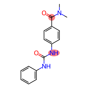 4-[(anilinocarbonyl)amino]-N,N-dimethylbenzamide