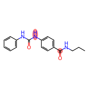 4-[(anilinocarbonyl)amino]-N-propylbenzamide