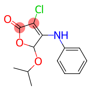 4-anilino-3-chloro-5-isopropoxy-2(5H)-furanone