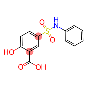 5-(anilinosulfonyl)-2-hydroxybenzoic acid