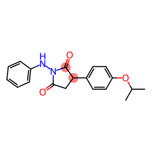 1-anilino-3-(4-isopropoxyphenyl)-2,5-pyrrolidinedione