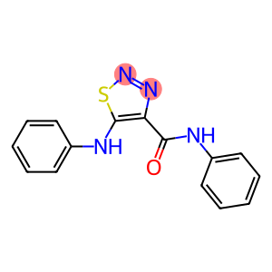 5-anilino-N-phenyl-1,2,3-thiadiazole-4-carboxamide