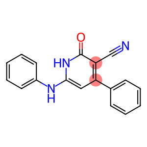 6-anilino-2-oxo-4-phenyl-1,2-dihydropyridine-3-carbonitrile