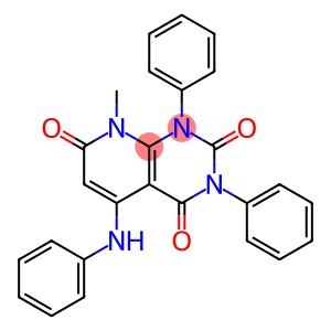 5-anilino-8-methyl-1,3-diphenyl-1,2,3,4,7,8-hexahydropyrido[2,3-d]pyrimidine-2,4,7-trione