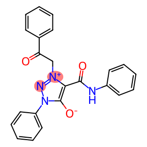 4-(ANILINOCARBONYL)-3-(2-OXO-2-PHENYLETHYL)-1-PHENYL-1H-1,2,3-TRIAZOL-3-IUM-5-OLATE