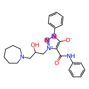 5-(ANILINOCARBONYL)-1-[3-(1-AZEPANYL)-2-HYDROXYPROPYL]-3-PHENYL-3H-1,2,3-TRIAZOL-1-IUM-4-OLATE