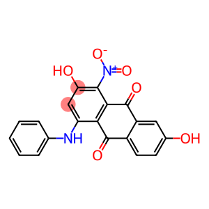 1-Anilino-3,6-dihydroxy-4-nitroanthraquinone