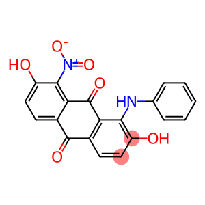 1-Anilino-2,7-dihydroxy-8-nitroanthraquinone