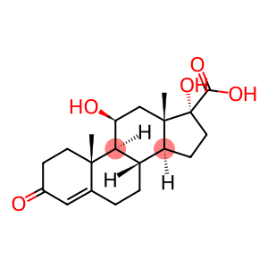 4-ANDROSTEN-11-BETA, 17-ALPHA-DIOL-3-ONE-17-BETA-CARBOXYLIC ACID