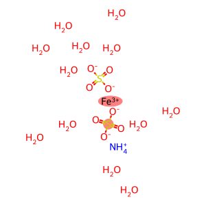 Ammonium iron(III) bissulfate dodecahydrate