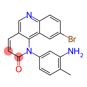 1-(3-Amino-4-Methylphenyl)-9-Bromobenzo[H][1,6]Naphthyridin-2(1H)-One