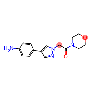 2-(4-(4-aMinophenyl)-1H-pyrazol-1-yl)-1-Morpholinoethanone