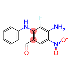 4-aMino-3-fluoro-5-nitro-2-(phenylaMino)benzaldehyde