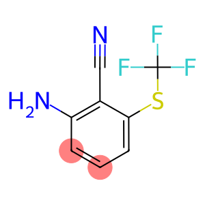 2-Amino-6-[(trifluoromethyl)sulphanyl]benzonitrile